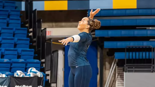 Marquette Volleyball scrimmages at the Al McGuire Center in Milwaukee, WI on Augest 15th, 2025.