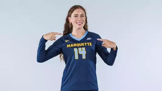 Marquette Volleyball poses for Media Day pictures at the Al McGuire Center in Milwaukee, WI on July 25th, 2025