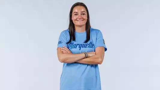 Marquette Womens Soccer poses for Media Day pictures at the Al McGuire Center in Milwaukee, WI on July 31st, 2025.