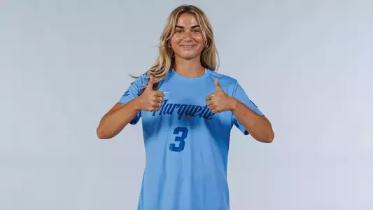 Marquette Womens Soccer poses for Media Day pictures at the Al McGuire Center in Milwaukee, WI on July 31st, 2025.