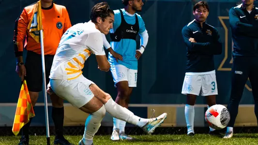 27 Ryan Amond
Marquette mens soccer ties Milwaukee 1-1 in the Milwaukee cup on October 8, 2024 at Valley Fields in Milwaukee Wisconsin.