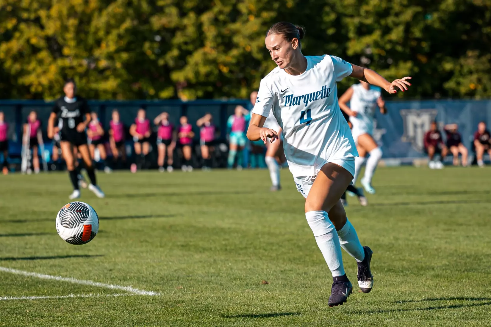 Marquette Womens Soccer draw Loyola Chicago 1-1 at Valley Fields in Milwaukee, WI on September 14th, 2025.