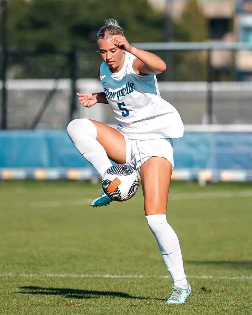Marquette Womens Soccer draw Loyola Chicago 1-1 at Valley Fields in Milwaukee, WI on September 14th, 2025.