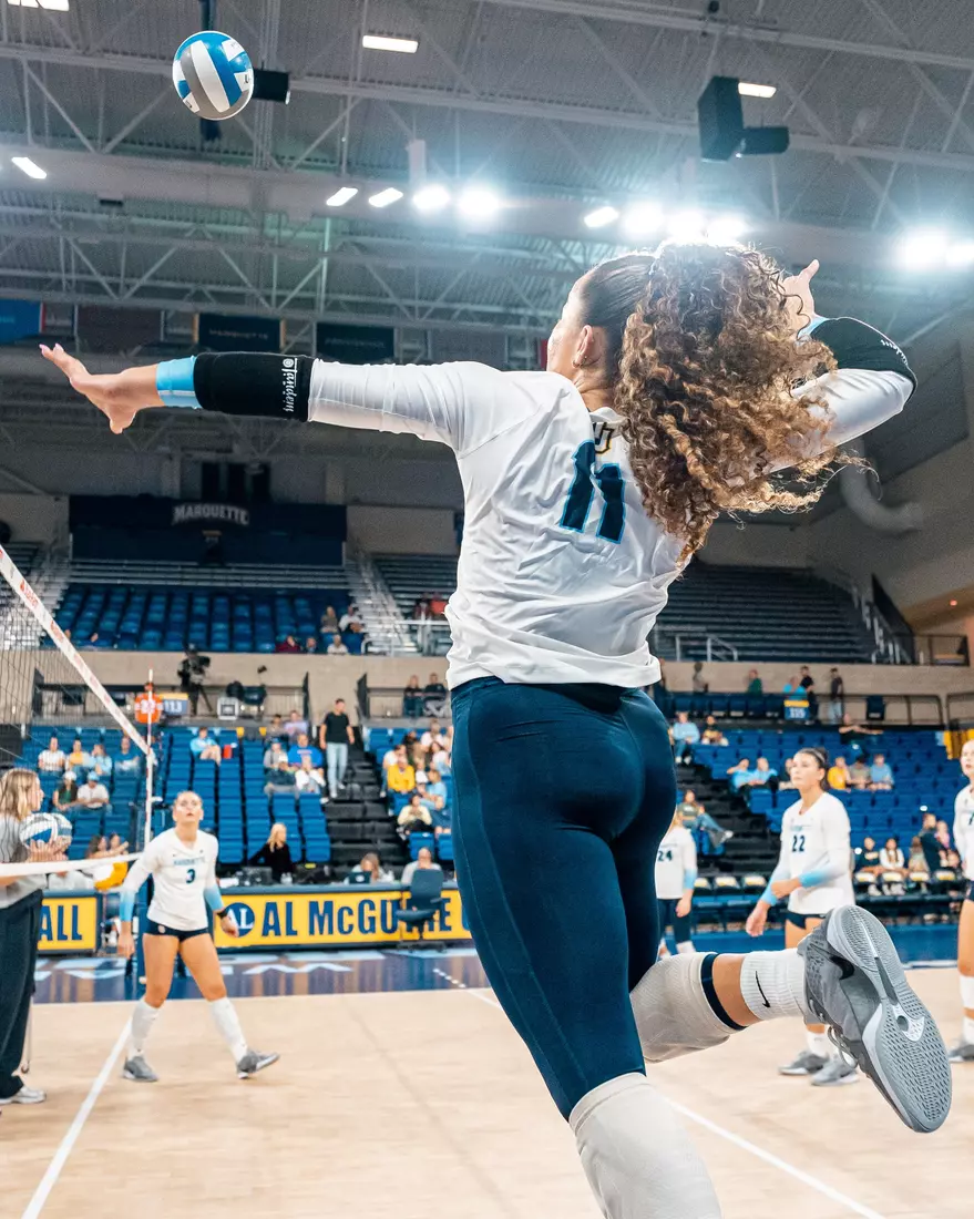 Marquette Volleyball defeats Florida 3-0 on September 20, 2025 in the Al Mcguire Center Milwaukee WI.