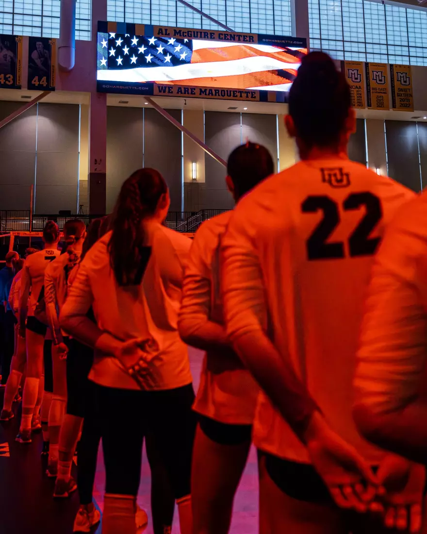 Marquette Volleyball defeats Florida 3-0 on September 20, 2025 in the Al Mcguire Center Milwaukee WI.