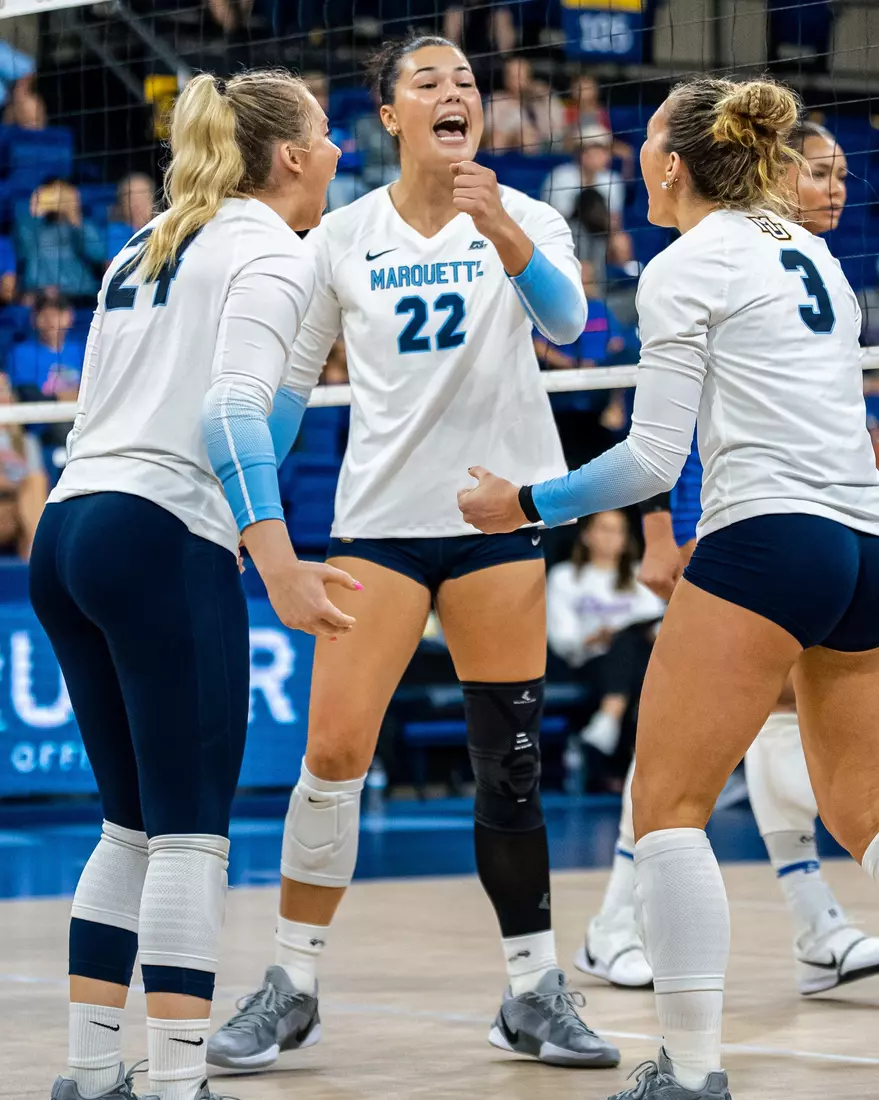 Marquette Volleyball defeats Florida 3-0 on September 20, 2025 in the Al Mcguire Center Milwaukee WI.