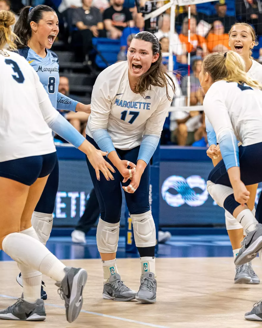 Marquette Volleyball defeats Florida 3-0 on September 20, 2025 in the Al Mcguire Center Milwaukee WI.