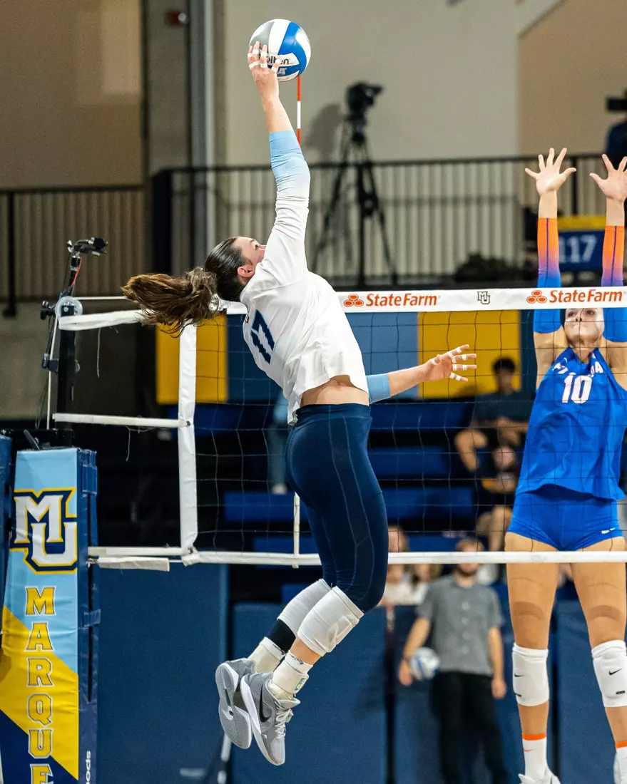 Marquette Volleyball defeats Florida 3-0 on September 20, 2025 in the Al Mcguire Center Milwaukee WI.
