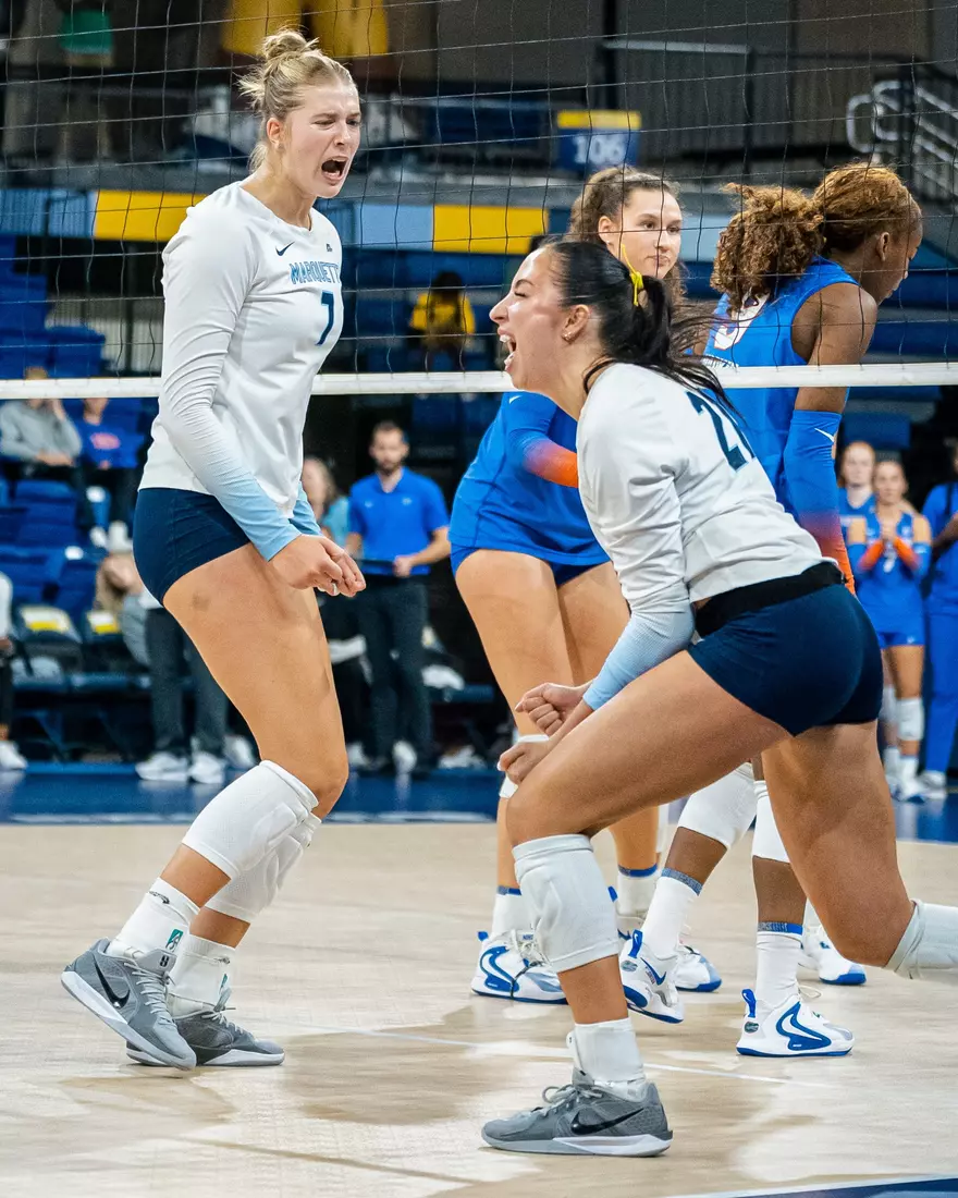 Marquette Volleyball defeats Florida 3-0 on September 20, 2025 in the Al Mcguire Center Milwaukee WI.