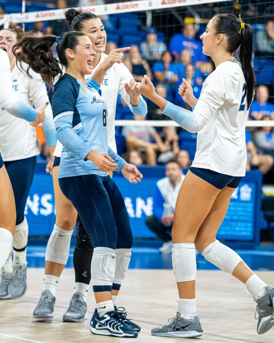 Marquette Volleyball defeats Florida 3-0 on September 20, 2025 in the Al Mcguire Center Milwaukee WI.