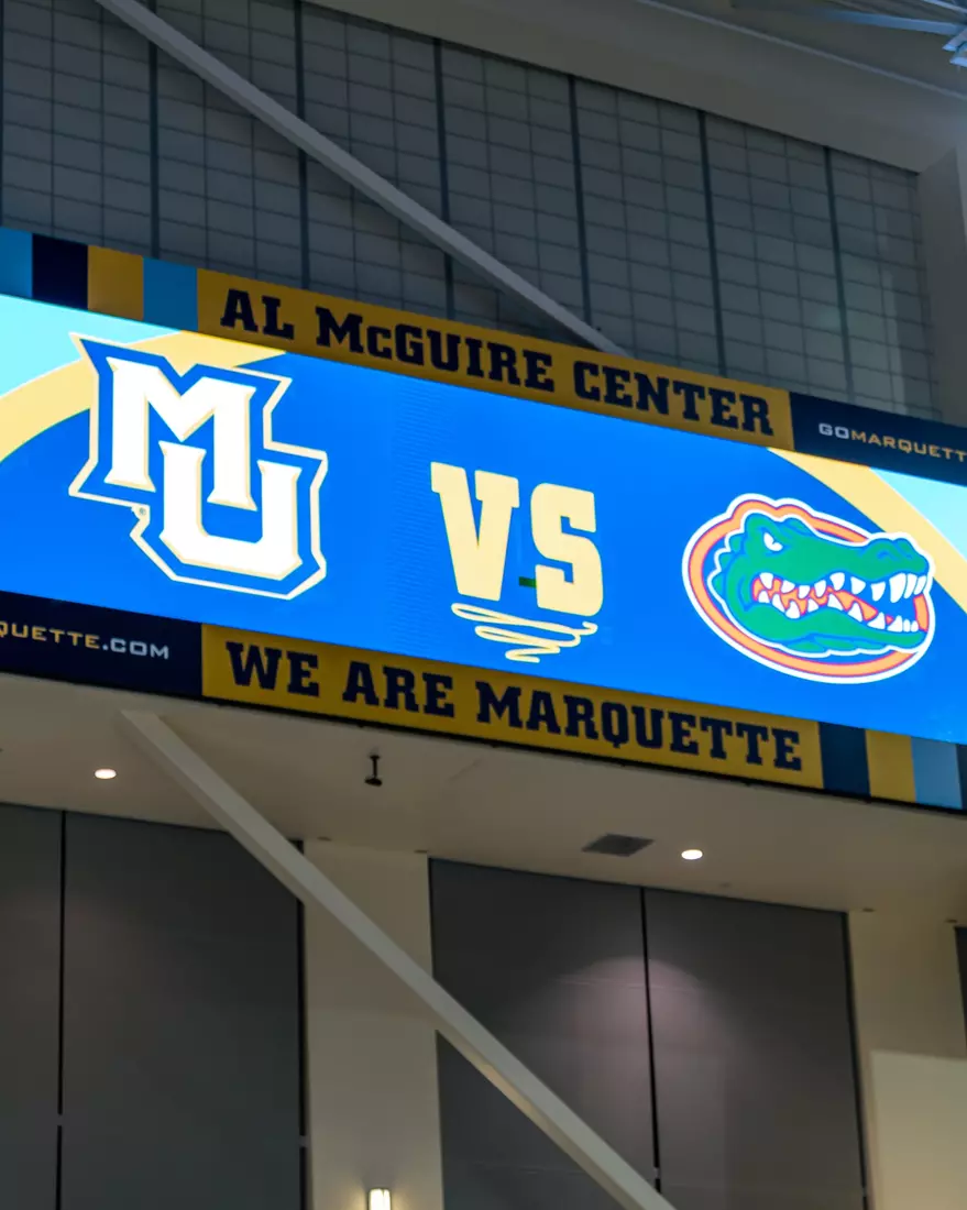 Marquette Volleyball defeats Florida 3-0 on September 20, 2025 in the Al Mcguire Center Milwaukee WI.