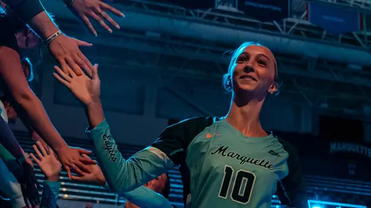 Marquette Womens Volleyball beats WKU 3-0 at the Al McGuire Center in Milwaukee, WI on September 5th, 2025.