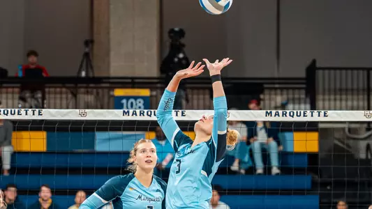 Marquette Womens Volleyball beats WKU 3-0 at the Al McGuire Center in Milwaukee, WI on September 5th, 2025.