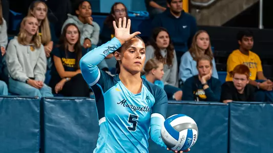 Marquette Womens Volleyball beats WKU 3-0 at the Al McGuire Center in Milwaukee, WI on September 5th, 2025.
