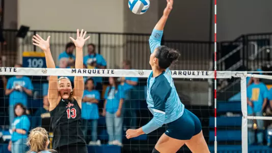 Marquette Womens Volleyball beats WKU 3-0 at the Al McGuire Center in Milwaukee, WI on September 5th, 2025.
