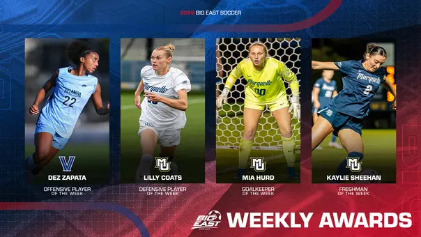 WSOC BIG EAST Weekly Awards 10/12/26