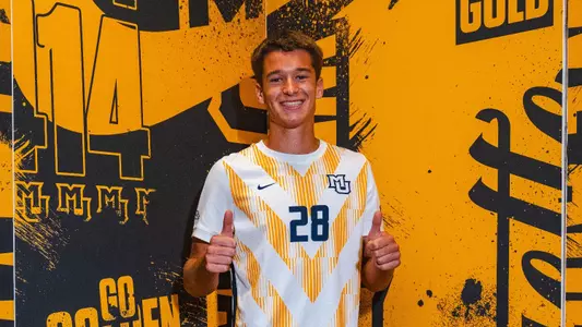 28 Liam Cahill
Marquette Mens Soccer holds media day on August 6th, 2026 at the Al McGuire Center in Milwaukee, WI