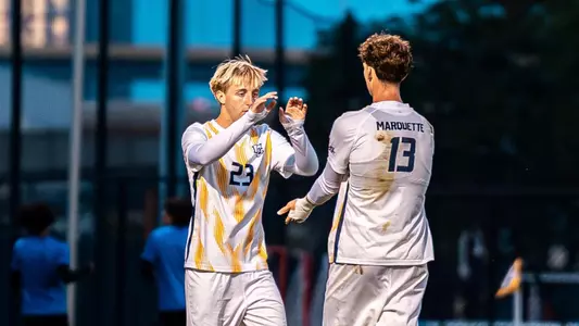 23 Drew Mullins
Marquette Men's Soccer falls to Creighton 2-3 at Valley Fields in Milwaukee, Wisconsin, on September 26, 2026.