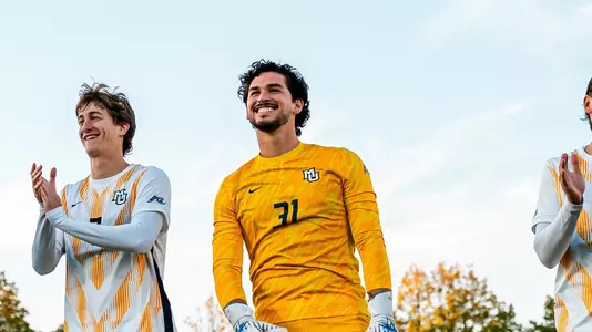 31 Renan Salum
Marquette Men's Soccer host Carroll for senior night at Valley Fields on October 6th, 2026. The Golden Eagles came away witha 7-2 Win.