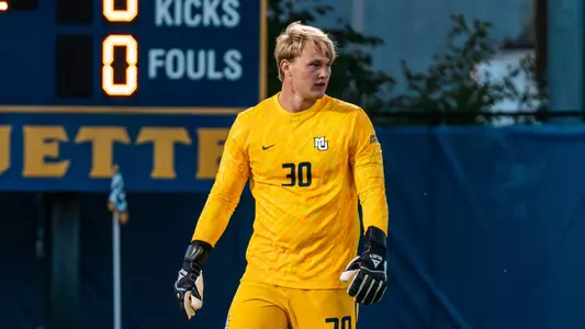 30 Viktor Engh
Marquette Men's Soccer host Carroll for senior night at Valley Fields on October 6th, 2026. The Golden Eagles came away witha 7-2 Win.
