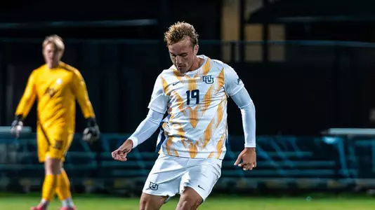 19 Felix Masson
Marquette Men's Soccer host Carroll for senior night at Valley Fields on October 6th, 2026. The Golden Eagles came away witha 7-2 Win.