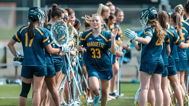 The Marquette University Women's Lacrosse team took on Arizona State on Tuesday, Feb. 24,2026 at Sun Devil Lacrosse Stadium in Tempe, Arizona. Photo by Manuel Serrano/MarquetteAthletics.
