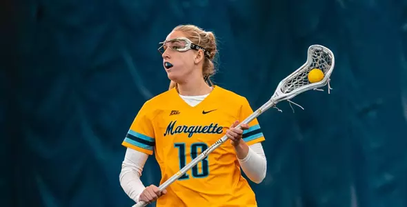 Marquette Women's Lacrosse plays an exhibition match against U Chicago at Valley Fields in Milwaukee, WI on January 31, 2026.