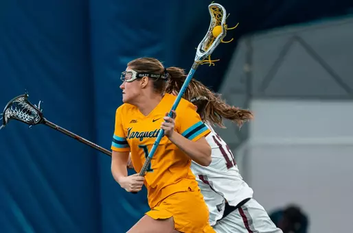 Marquette Women's Lacrosse plays an exhibition match against U Chicago at Valley Fields in Milwaukee, WI on January 31, 2026.