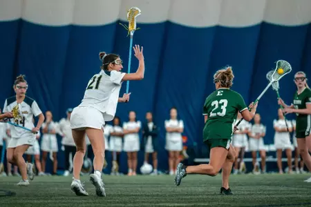 Marquette Women's Lacrosse defeats Eastern Michigan 20-9 at Valley Fields in Milwaukee, WI on February 6th, 2026.