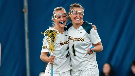 Marquette Women's Lacrosse defeats Eastern Michigan 20-9 at Valley Fields in Milwaukee, WI on February 6th, 2026.