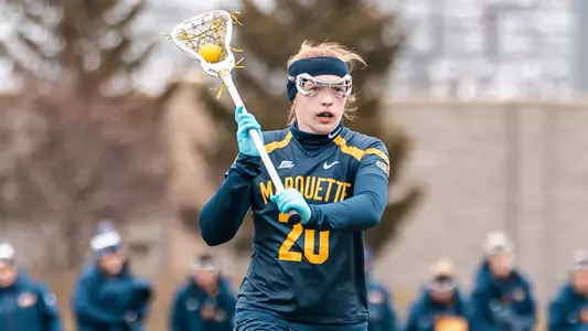 Marquette Women's Lacrosse at Niagara University on 3/14/2026. Photo by Matthew Haufe/Marquette Athletics.