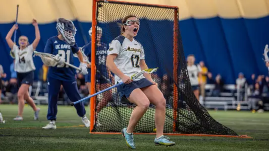 WLAX Holds Strong for 13-12 Victory over UC Davis Image