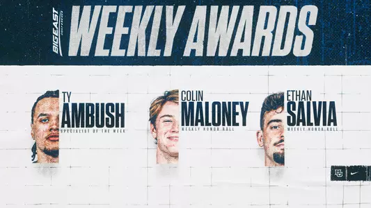 MLAX Trio BIG EAST Weekly Honors