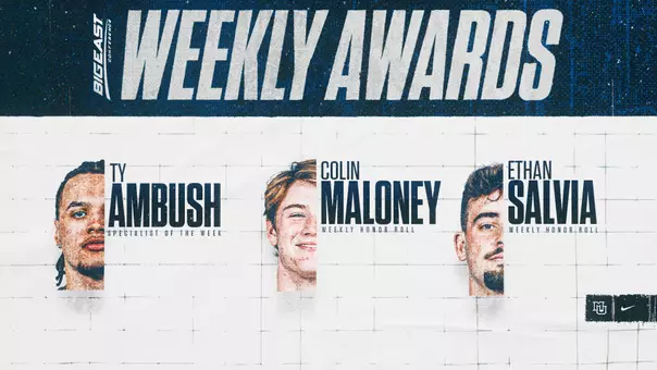 MLAX Trio BIG EAST Weekly Honors