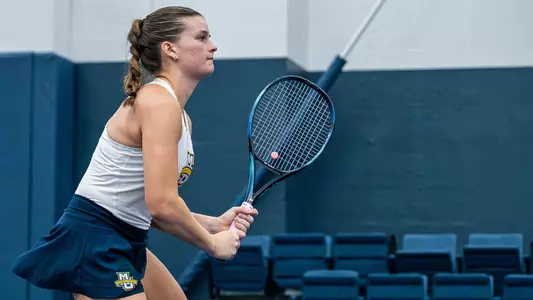 Elena Duva
Marquette Women's Tennis falls to NIU 5-2 on March 5, 2025 at the Felfaer Rec Center Milwaukee WI.