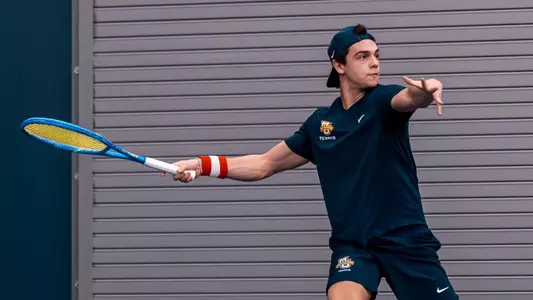 Remi St-Laurent
Marquette Men's Tennis Defeats Chicago State University 7-0, at the Wellness + Helfaer Recreation Center in Milwaukee, Wisconsin, on March 1, 2026.