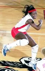 Charece Williams had six kills and six digs for the Wolfpack