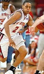 Guard Anthony Grundy and the Pack host U-Mass on Saturday at 2:30