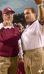 Bowden and Amato meet prior to last year's game between NC State and Florida State