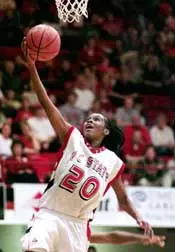 Tynesha Lewis is a rookie with the Houston Comets