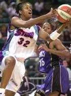 Stinson is ranked sixth in the WNBA in scoring