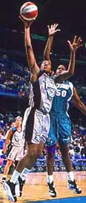 Melvin leads the Rockers in rebounding