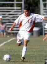 Senior Lee Baldwin's goal was not enough for the Pack.