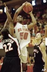 Kaayla Chones had 22 points and 15 rebounds in NC State's loss at Clemson on Thursday night.