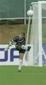 Senior Gretchen Lear boasts a 1.07 GAA so far this season