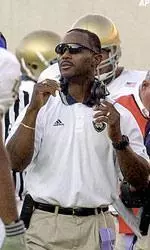 Notre Dame head coach Tyrone Willingham was an assistant at NC State from 1983-'85