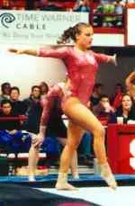Junior Cara Dougherty helped NC State win the URI Invite by placing first on beam with a 9.9.