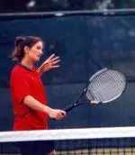 Katrina Gilemeister pounded No. 50 Kavitha Krishnamurthy in straight sets of 6-2, 6-3.