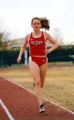 Senior Katie Sabino was one of two NC State runners to notch NCAA Automatic times in the 3,000 meters Wednesday.