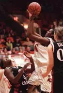 Kaayla Chones posted the 13th double-double of her career Saturday